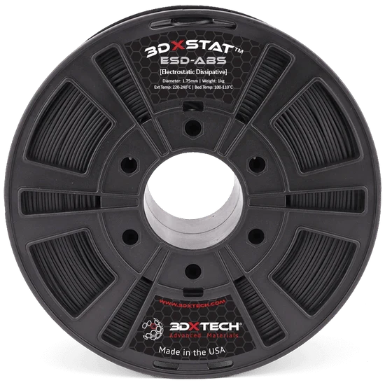 3DXSTAT" ESD-ABS 1.75mm 3D Printer Filament by 3DXTech Made in USA 750g