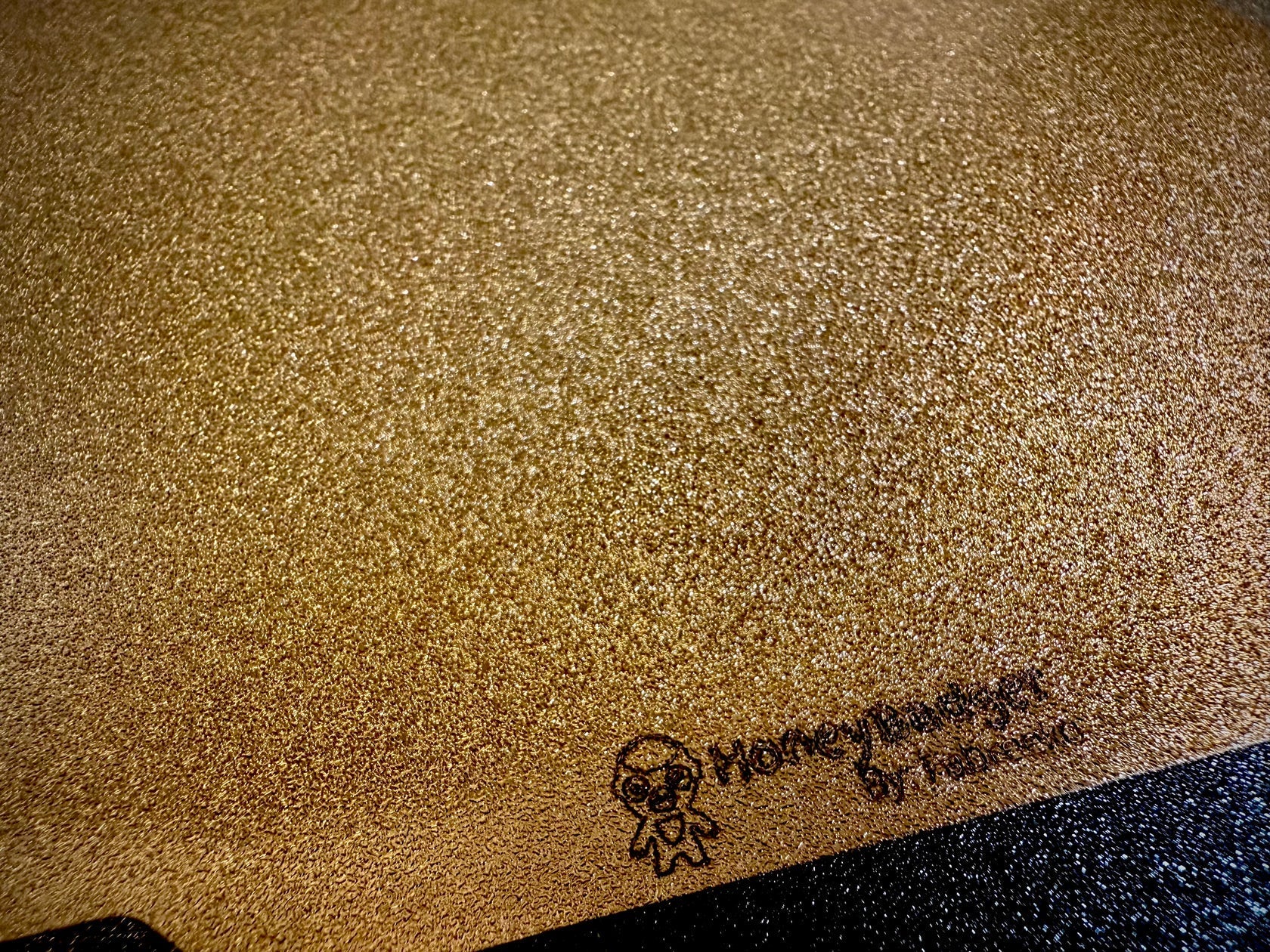 Honeybadger  GoldGrip Double Sided PEI Flex Plate – Smooth or Textured Gold Spring Steel Build Surface