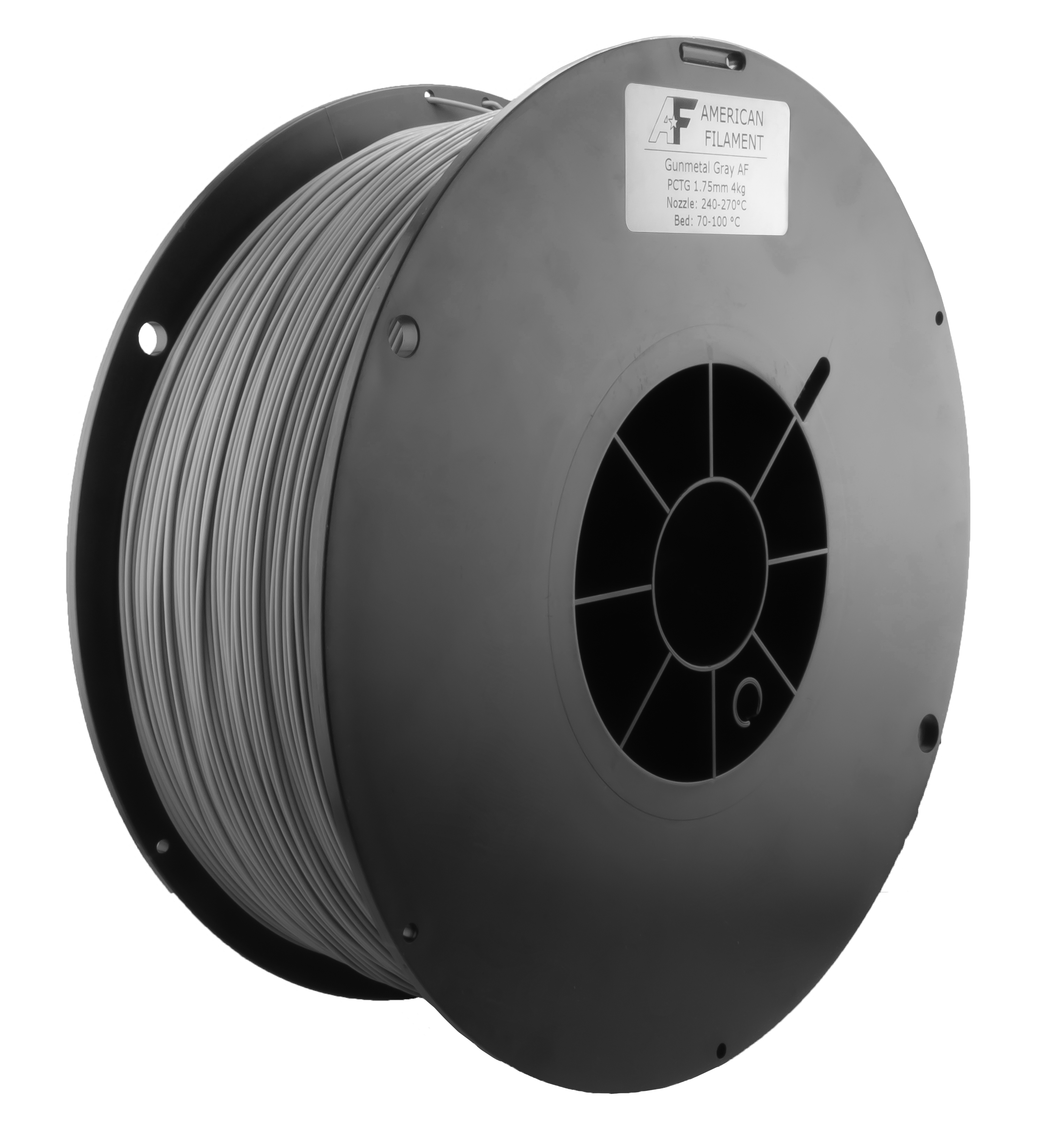 Gunmetal Gray AF 1.75mm PCTG Filament Made in the USA!