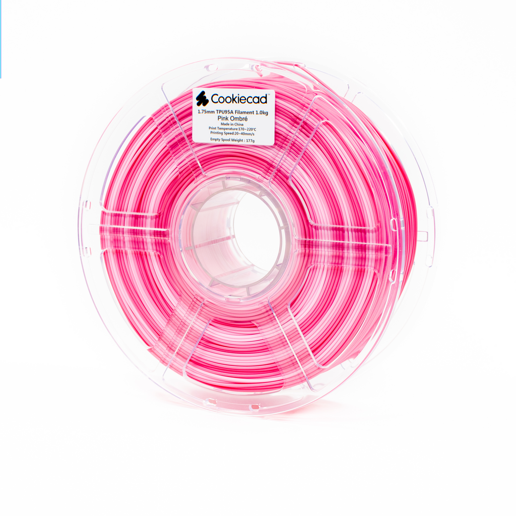 TPU Pink Ombre TPU 95A Filament 1.75mm, 1kg