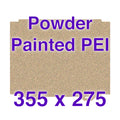 Flexi Plate with Textured ULTEM PEI - 355 x 275 w/ Cut Out Corners