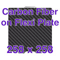 Flexi Plate with Carbon Fiber - Bambu Lab A1, X1, P1, P2S, X2D - 258 x 258