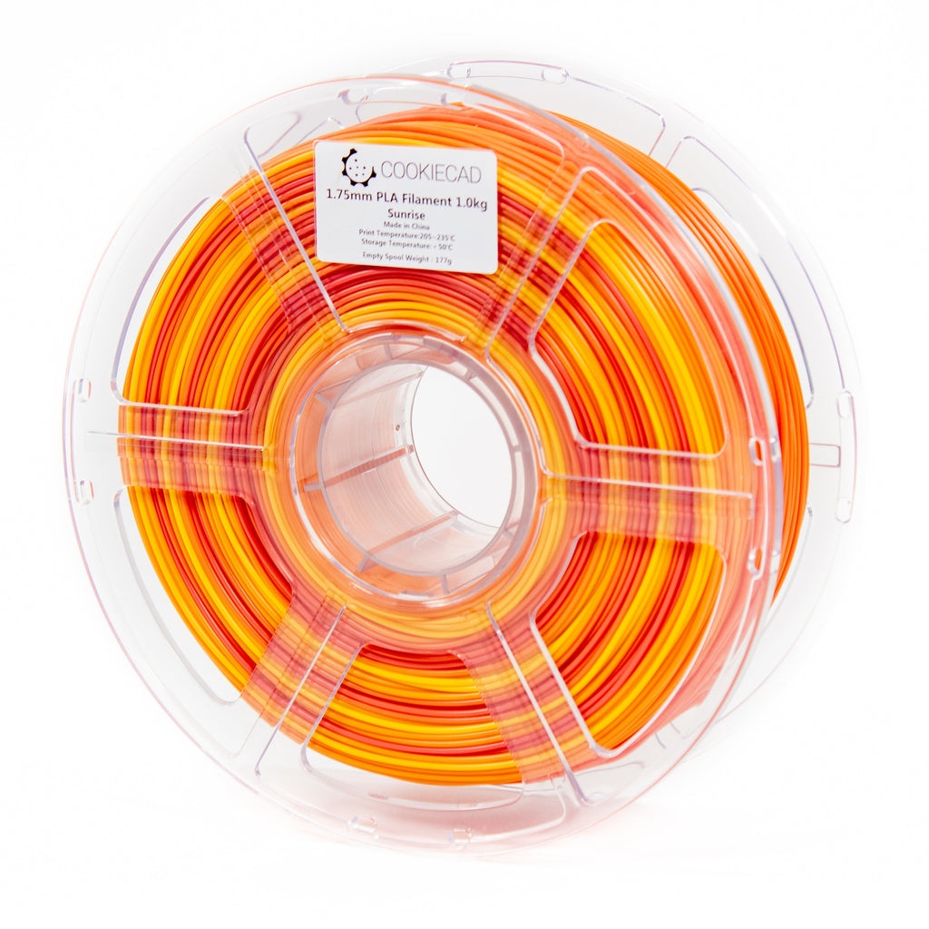 Sunrise (pink → orange → yellow) PLA Filament 1.75mm, 1kg