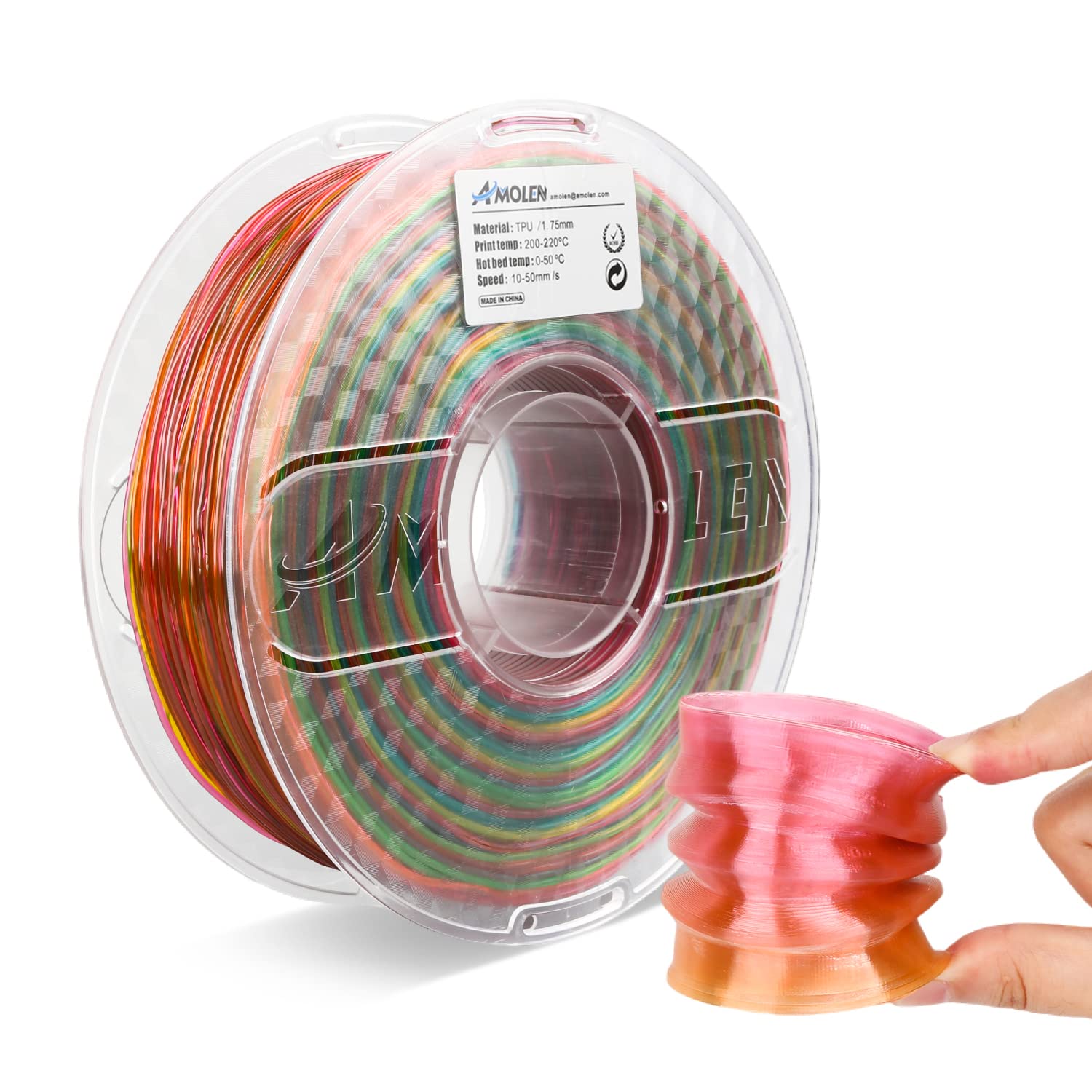 TPU Rainbow 1.75mm, 1KG
