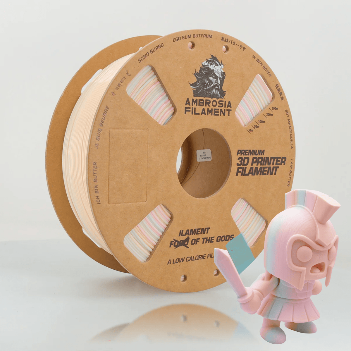 AMBROSIA ASA Filament of the Gods - 1KG Bambu AMS Friendly Cardboard Spools Premium 3D Printing Filament House ASA