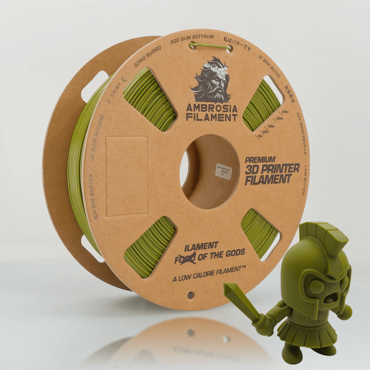 AMBROSIA ASA Filament of the Gods - 1KG Bambu AMS Friendly Cardboard Spools Premium 3D Printing Filament House ASA