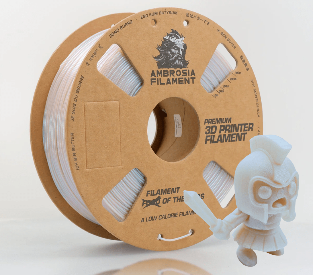 AMBROSIA Dolos Color Shifting ASA Filament of the Gods - 1KG Bambu AMS Friendly Cardboard Spools Premium 3D Printing Filament