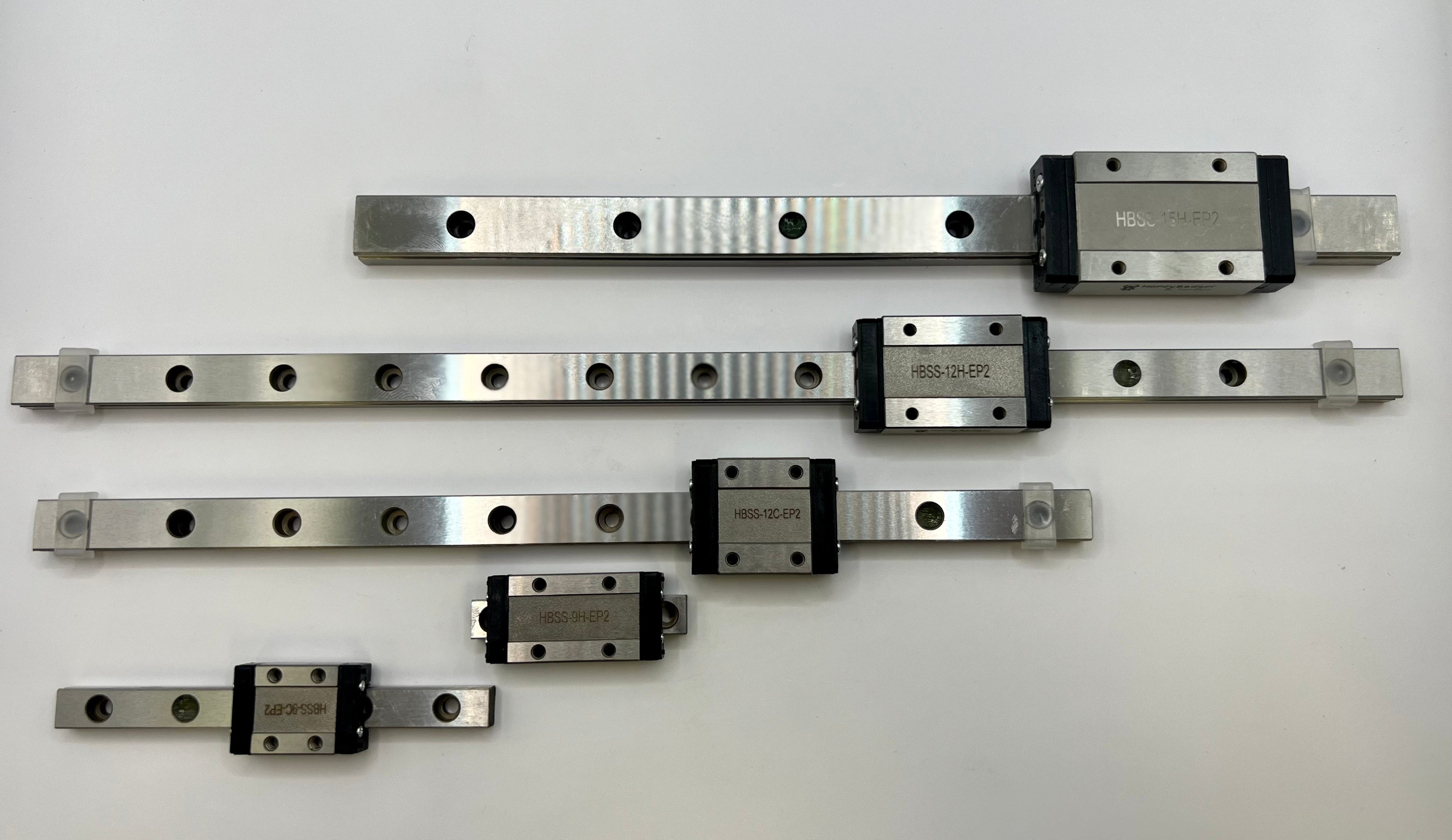 HoneyBadger MGN9H Stainless Steel Rails