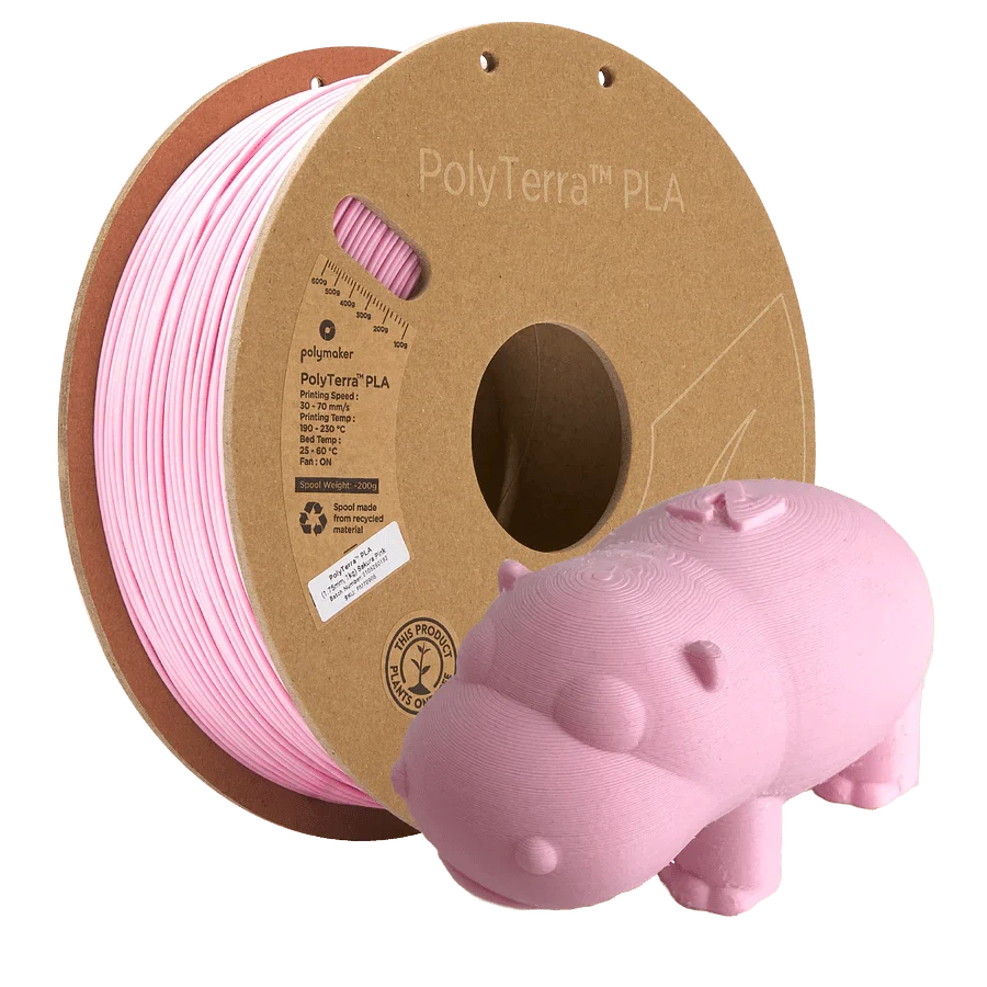 Panchroma" Matte (Formerly PolyTerra) PLA 3D Printer Filament 1KG 1.75mm